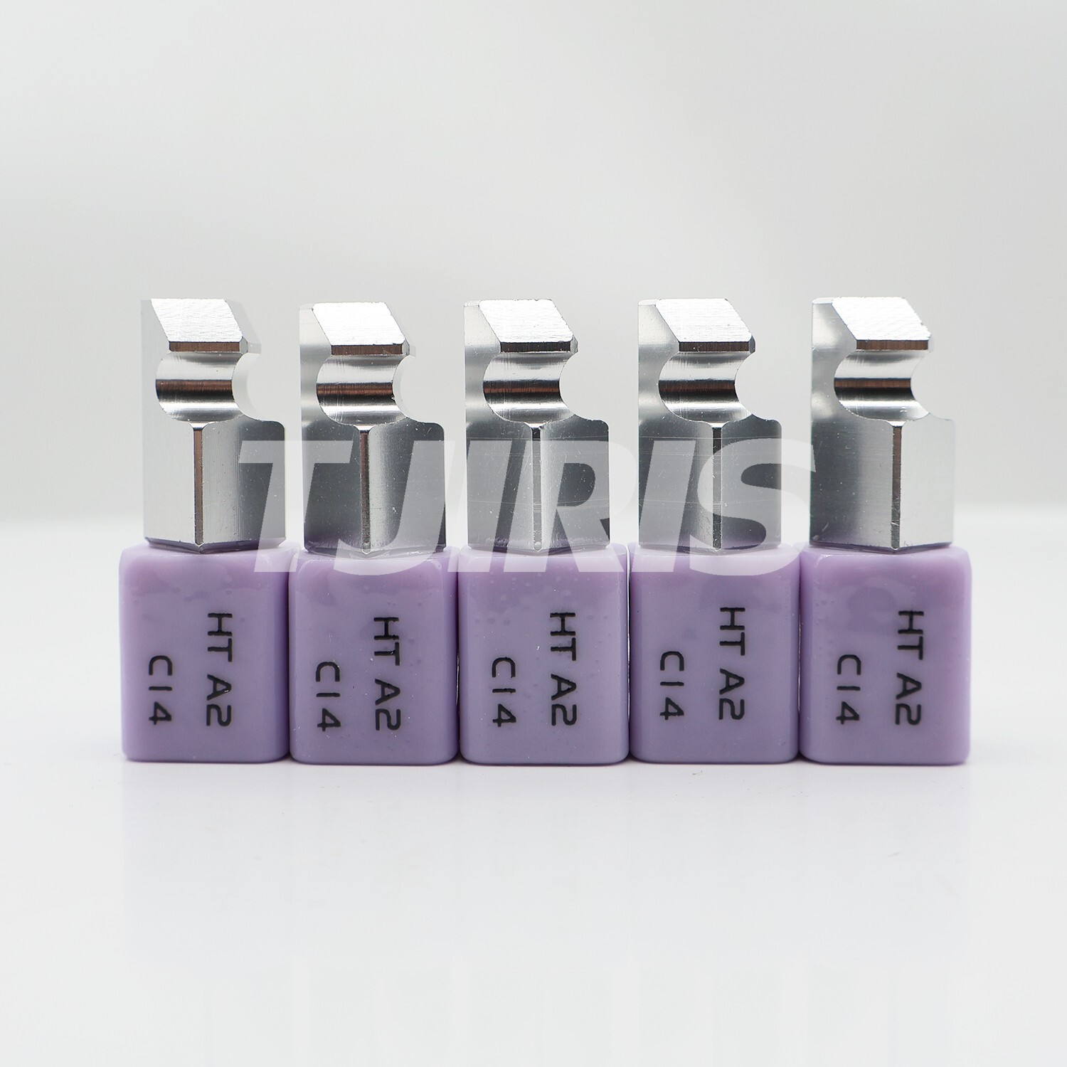 5pcs Dental Lithium Disilicate Glass Ceramic Block C14 e.max for PlanMill