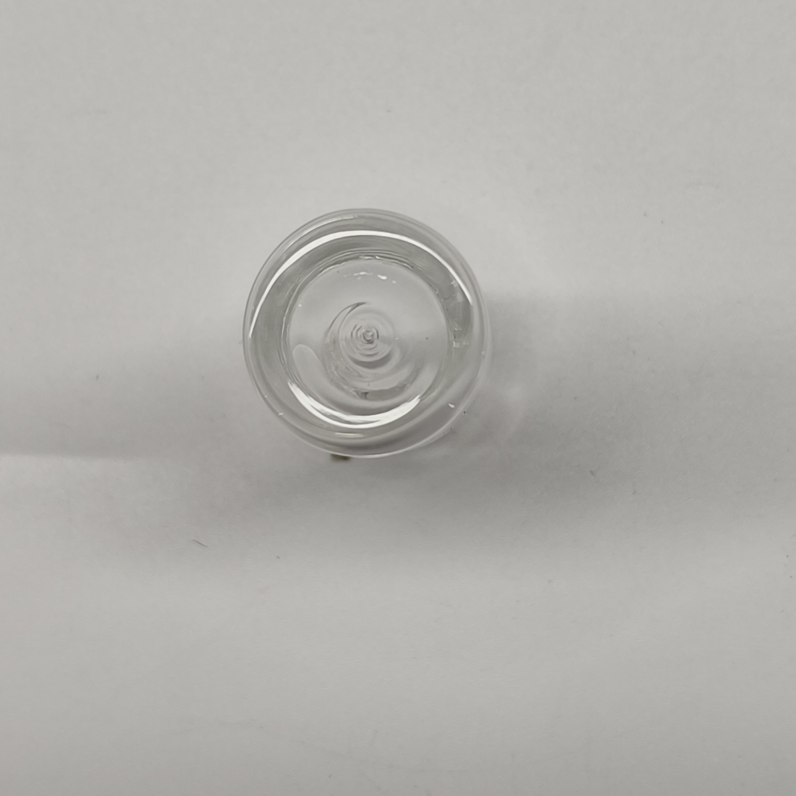 3mL Clear Borosilicate Glass Vial V-Shape with Solid Cap, Pack of 100 Vials Lab