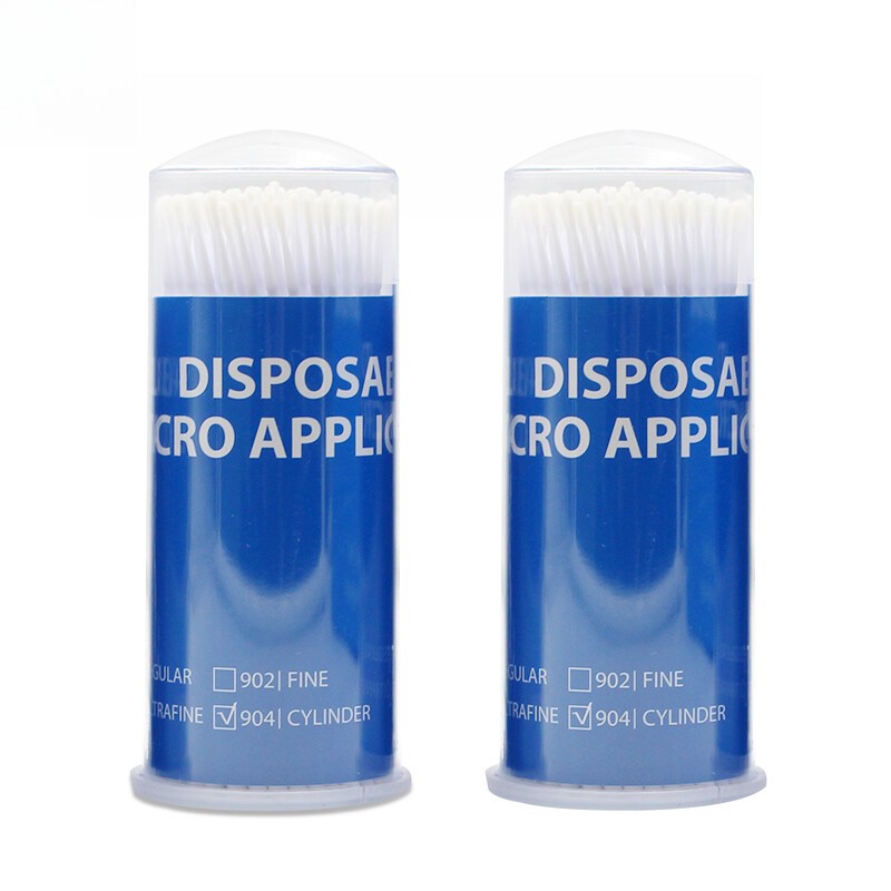 100Pcs/Box Dental Material Disposable Micro Brushes Applicators Micro Applicator