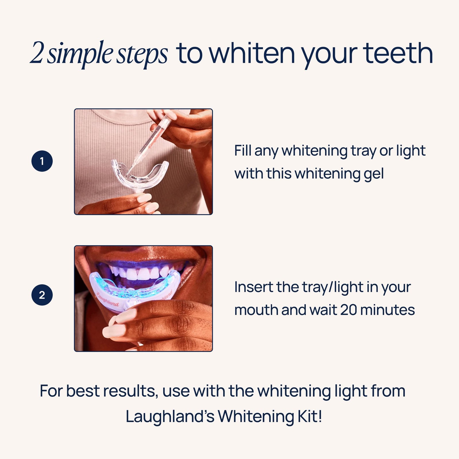 Laughland Super Strength Teeth Whitening Gel 3 Pack, 2.93 Fl Oz (Pack of 3)