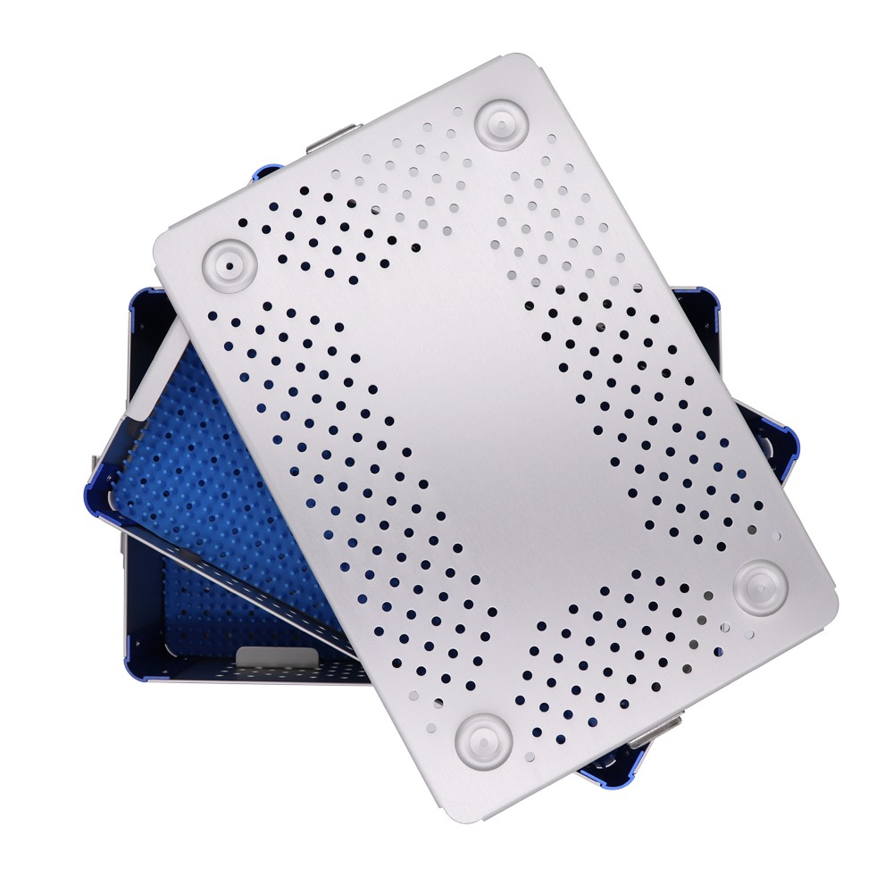 Double layer sterilization tray case box300*200*90mm surgical instrument NEW-USA