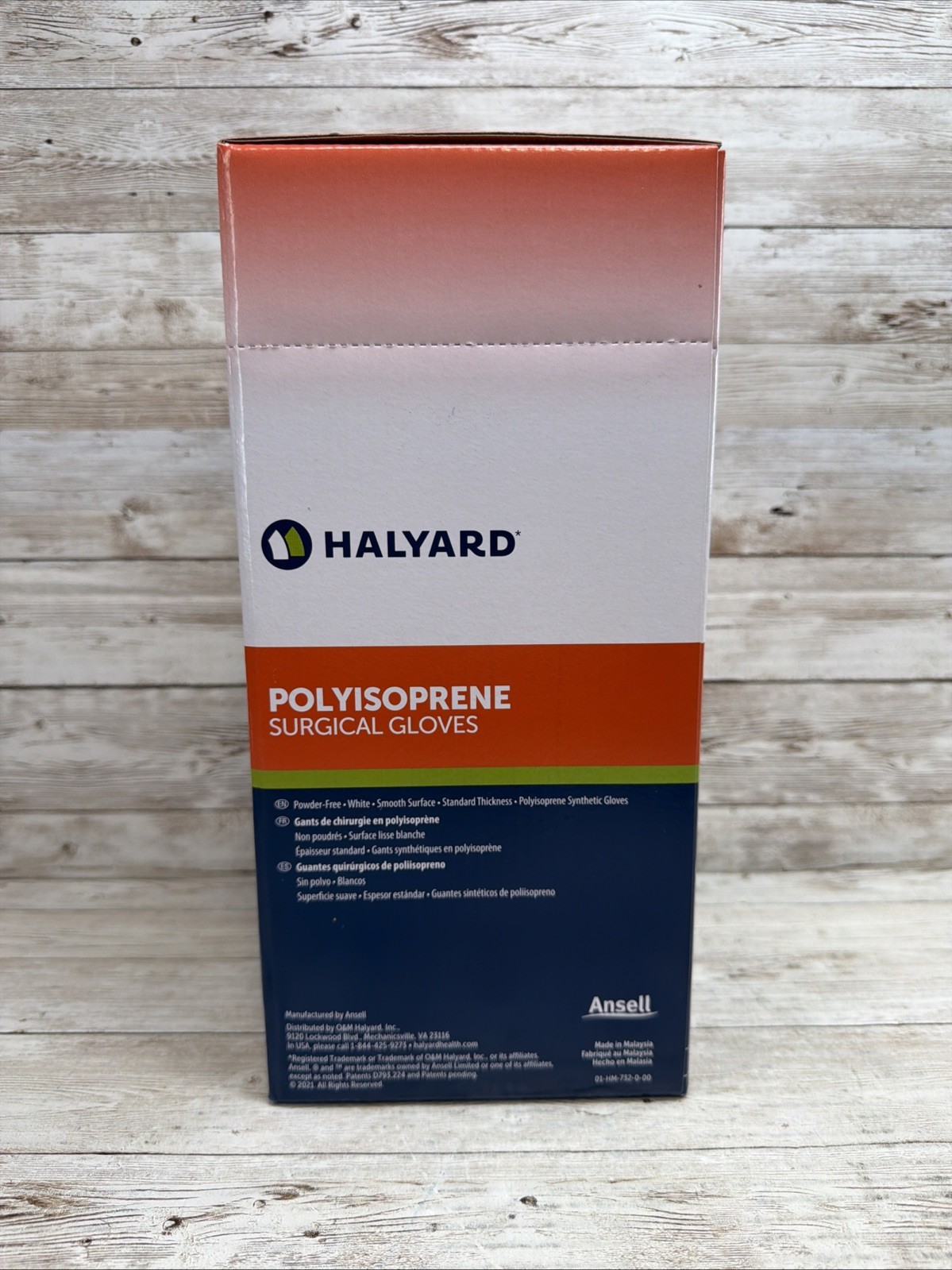 HALYARD Polyisoprene Surgical Gloves *1 CASE 200 Pair* Size: 6 *See Date*5-25