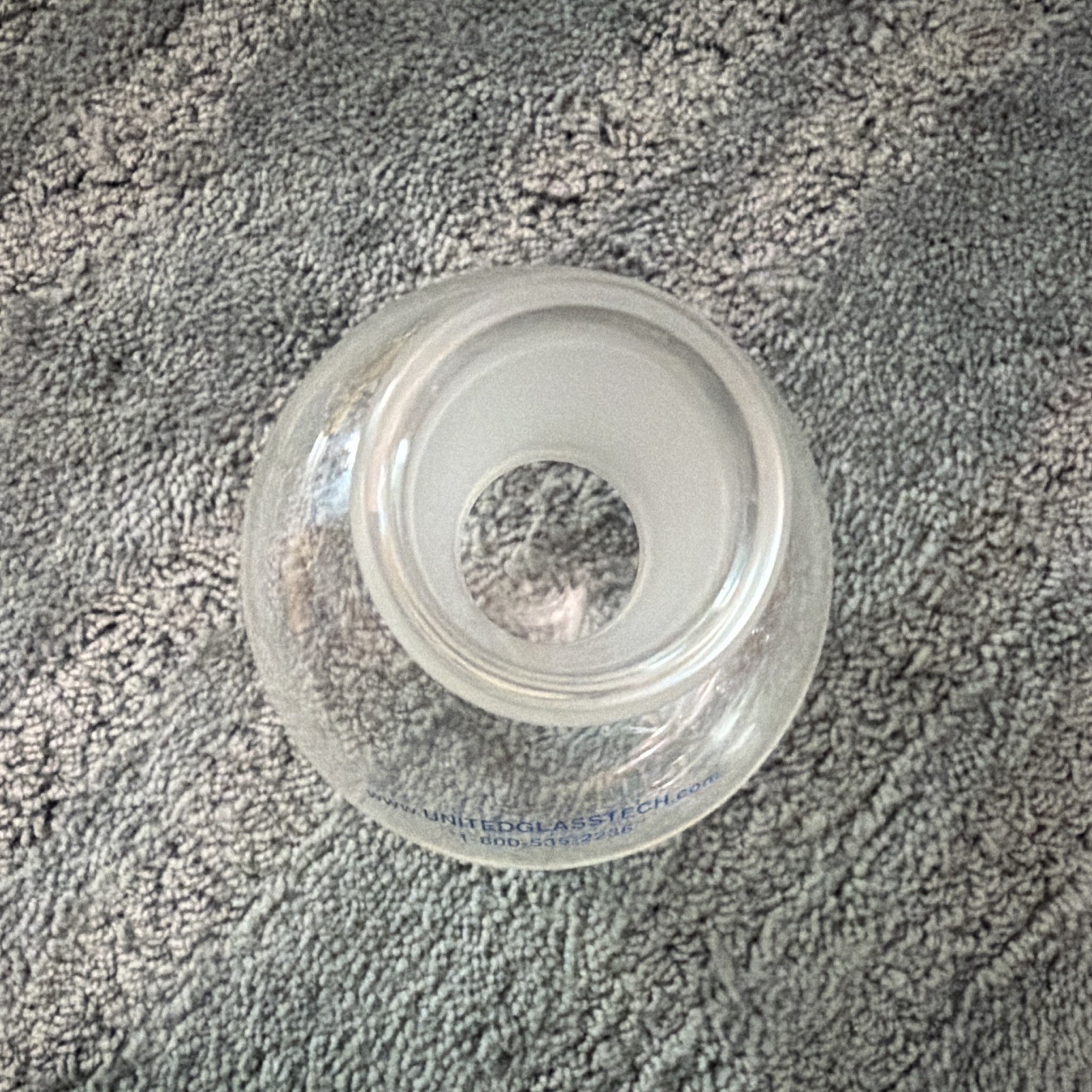 United Glass Tech 24/40 Glass Round Bottom Flask for Physical Laboratory Use