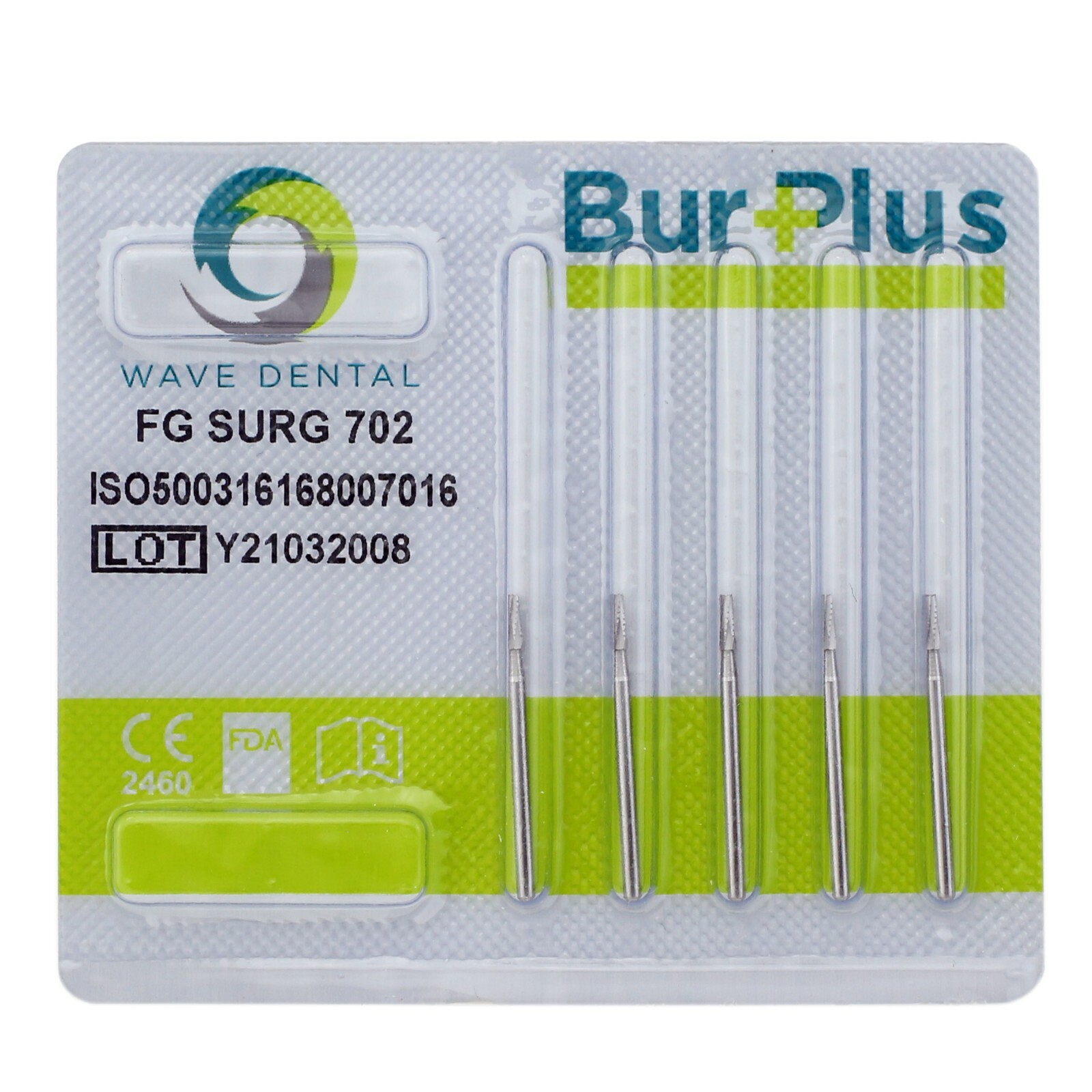 Wave Dental Surgical Bur Tungsten Carbide 25mm Taper Fissure Long FGOS FG SURG