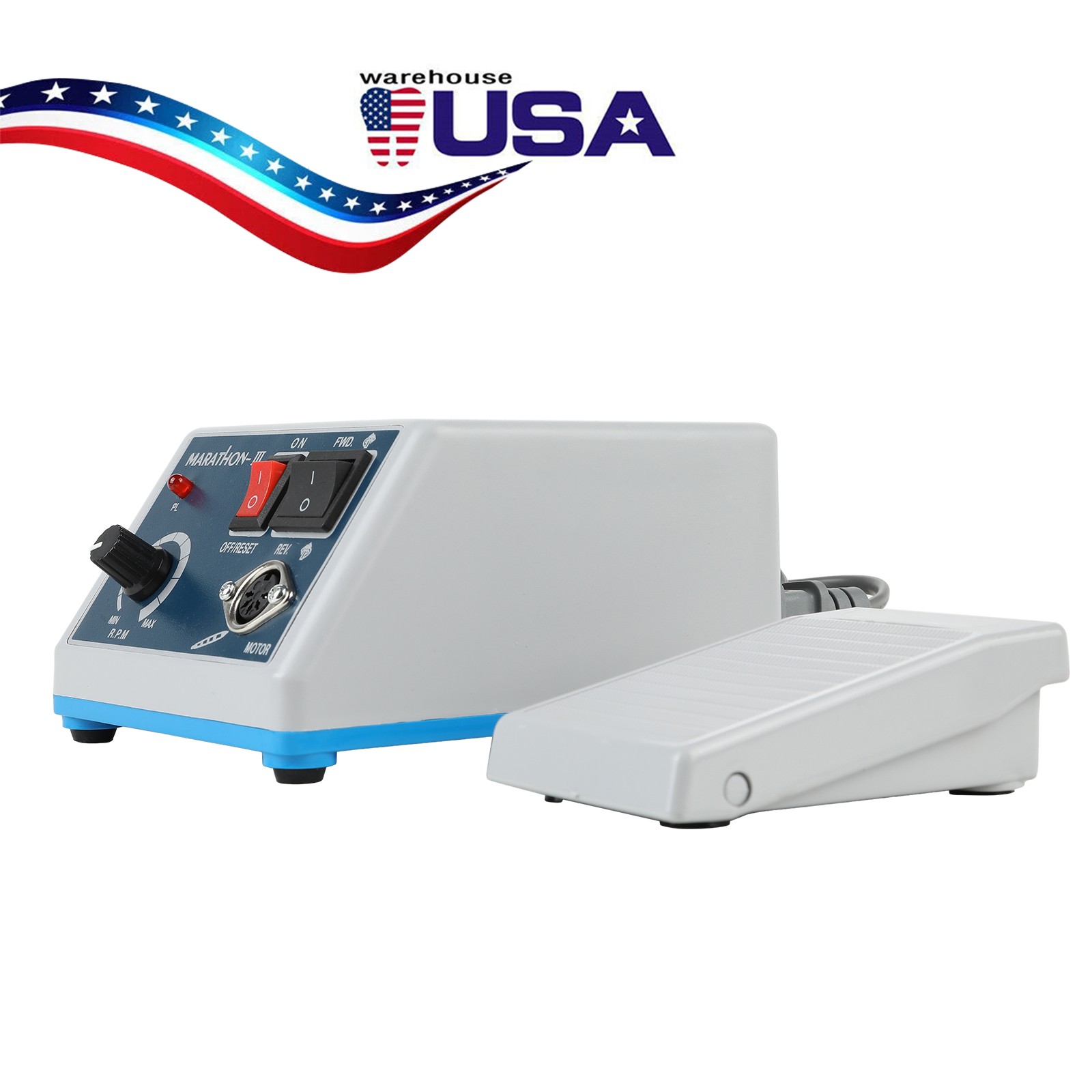 Dental Lab Marathon Electric Micromotor Polishing Unit / 35K rpm Motor Handpiece