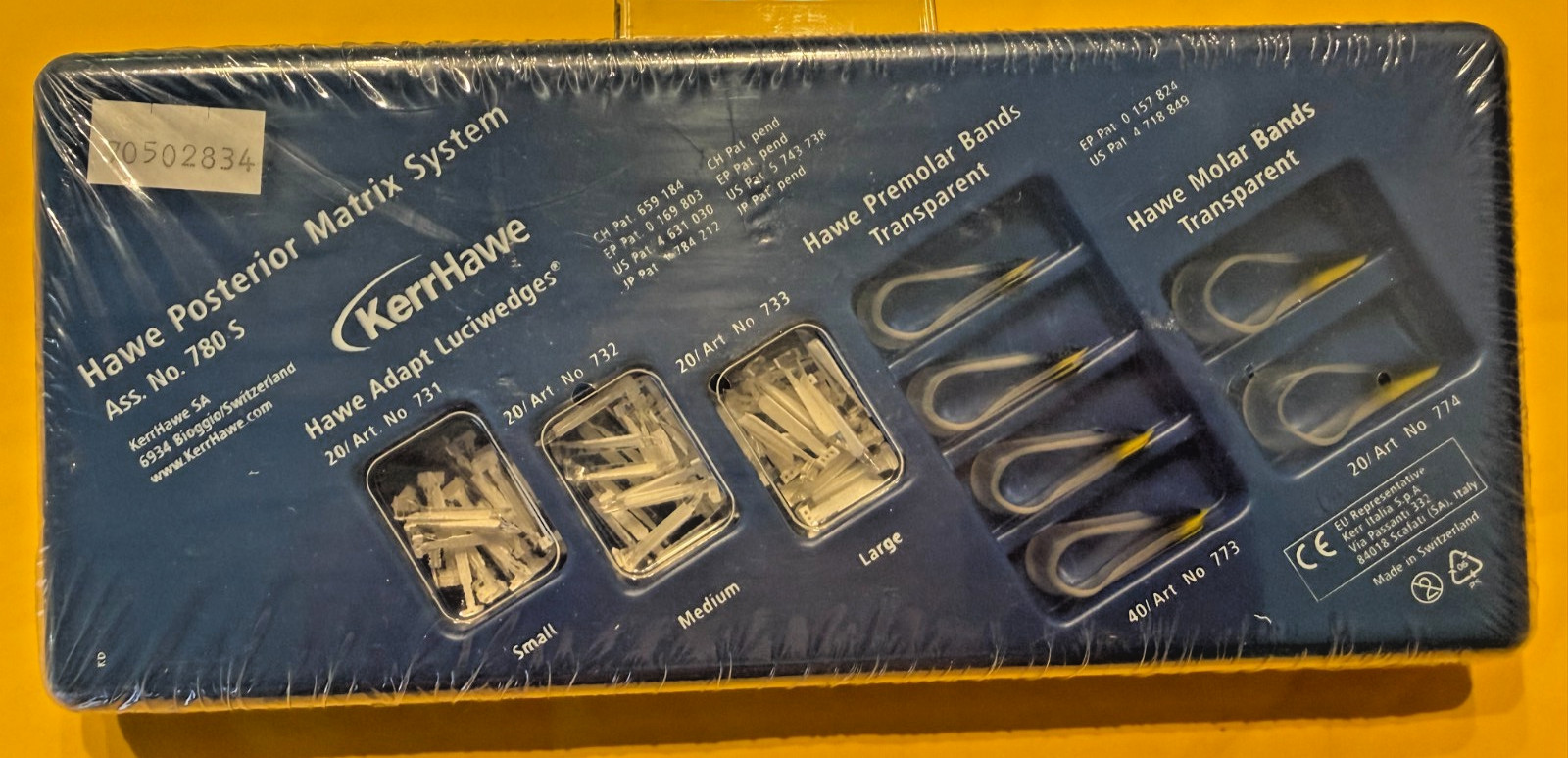 KERR LUCIFIX Matrix System 780 S assorted kit. Swiss made