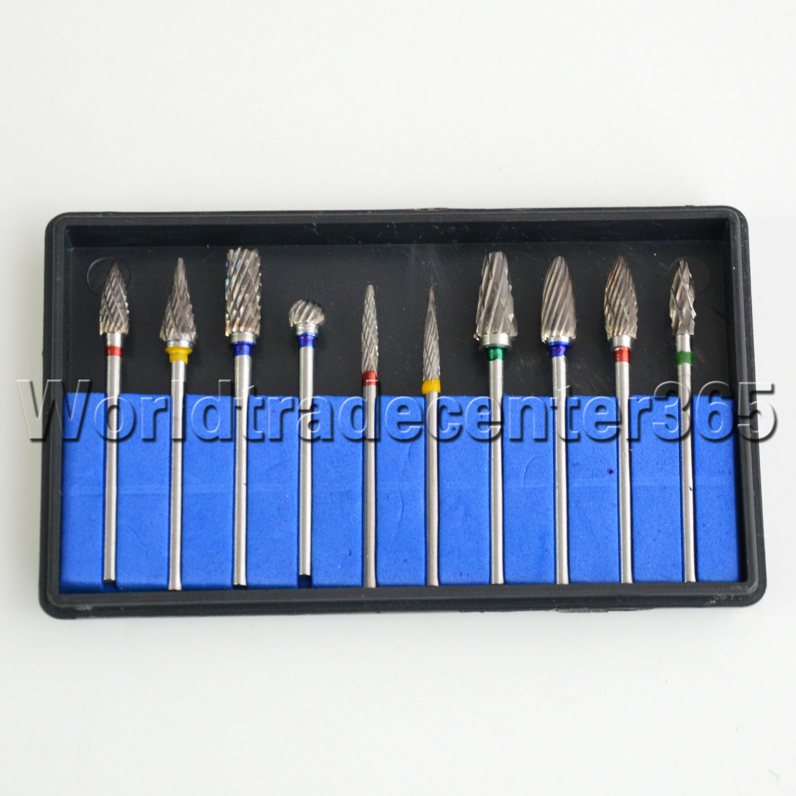 Dental Lab Polishing Bur Drills Tungsten Steel Carbide Burs Burrs 2.35MM 6 Types