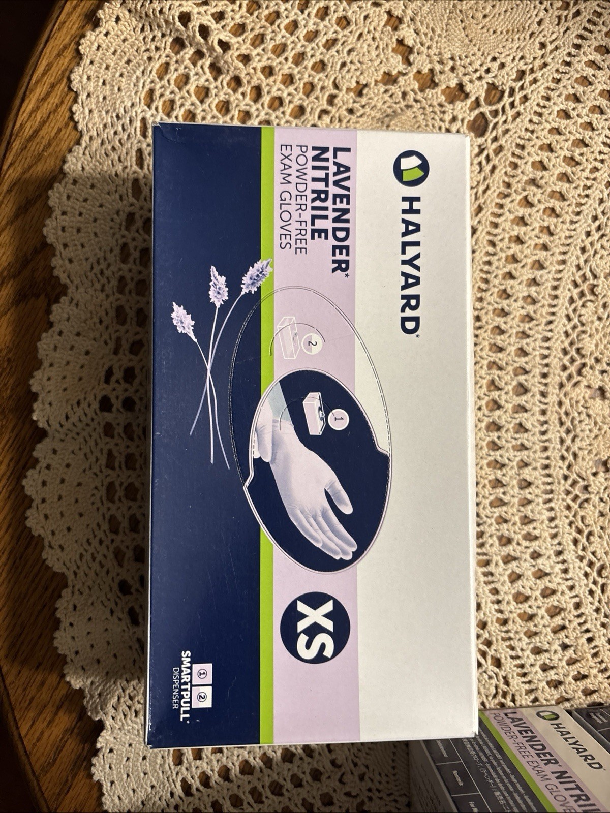 HALYARD NITRILE STERLING EXAM GLOVES (Extra Small) powder & latexfree