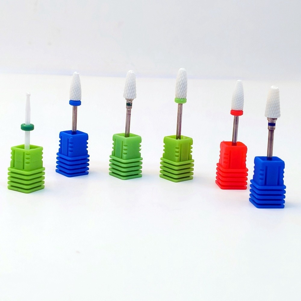 Dental Lab White Zirconia Ceramic Burs for Micro Motor HP Polishing Acrylics etc