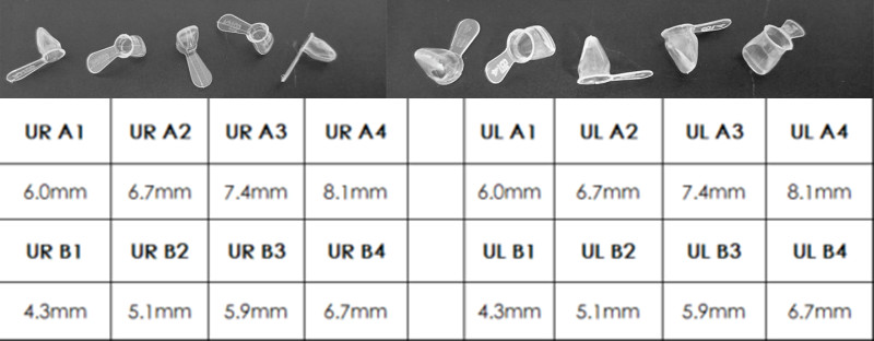 5pcs Dental Kids Strip Crown Form-Pedo Resin Pediatric Deciduous Anterior Crowns