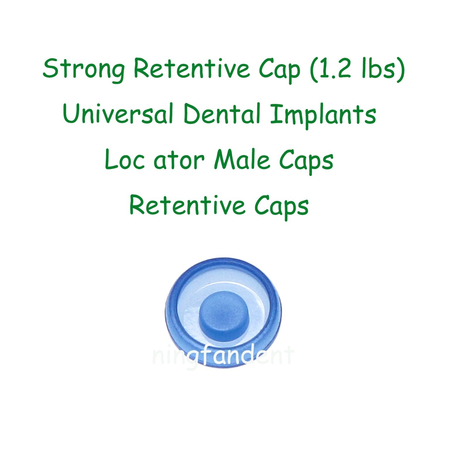 US Dental Attachment System Locator Abutment Retention Caps Replace Inserts Set