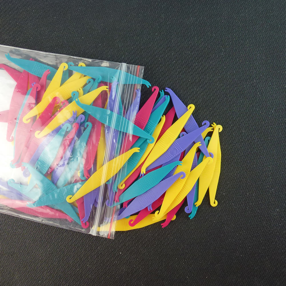 100Pc Dental Orthodontic Elastic Placer Elastic Rubber Band Placer For Brace 6mm