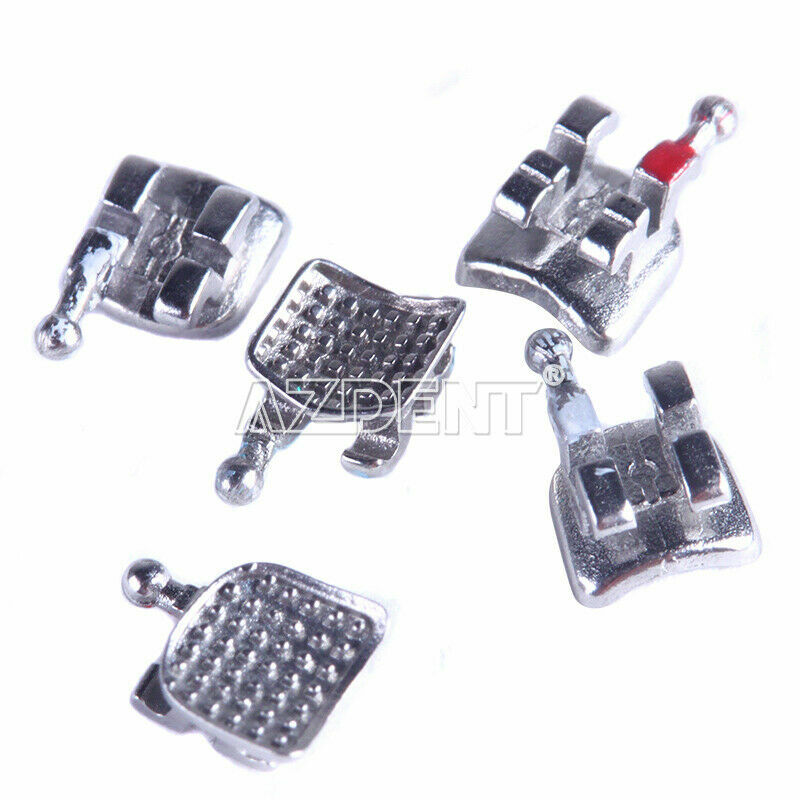 Dental Orthodontic Brackets Braces Mini Roth MBT 022/018 Hook3/345 MIM Monoblock