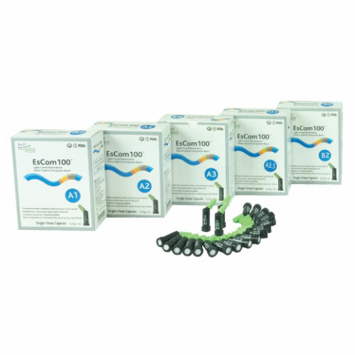 EsCom100 : Capsules – Light-Cured Restorative Nano-Hybrid Composite Resin