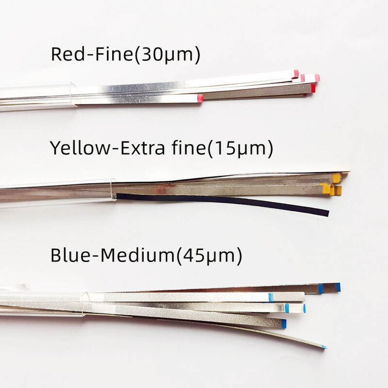 20PCSDental Single Side Diamond Polishing Finishing Strips Metal Polishing Sands