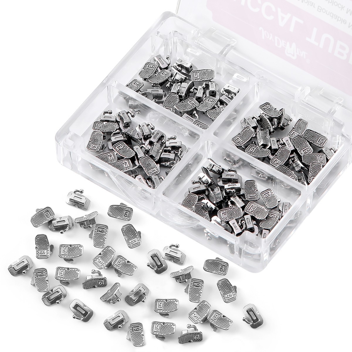 50 set Dental Orthodontic 1st Molar MBT 0.022 Buccal Tubes Bondable Monoblock