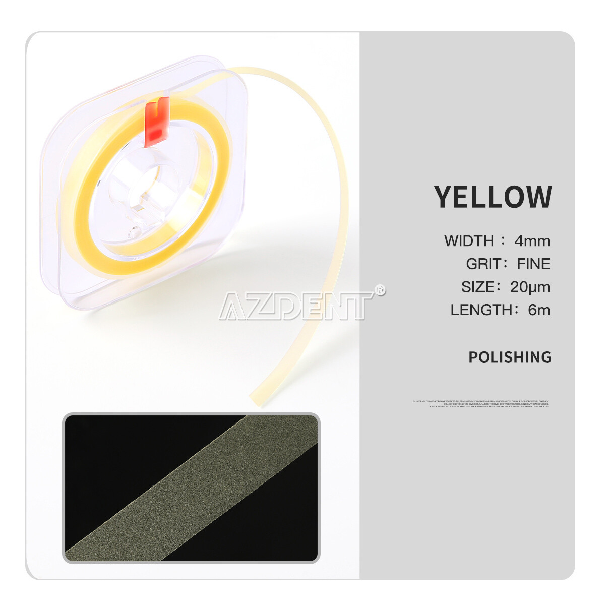 Dental Polishing Strips Coarse Medium Fine Smoothing Abrasive Strips Polisher