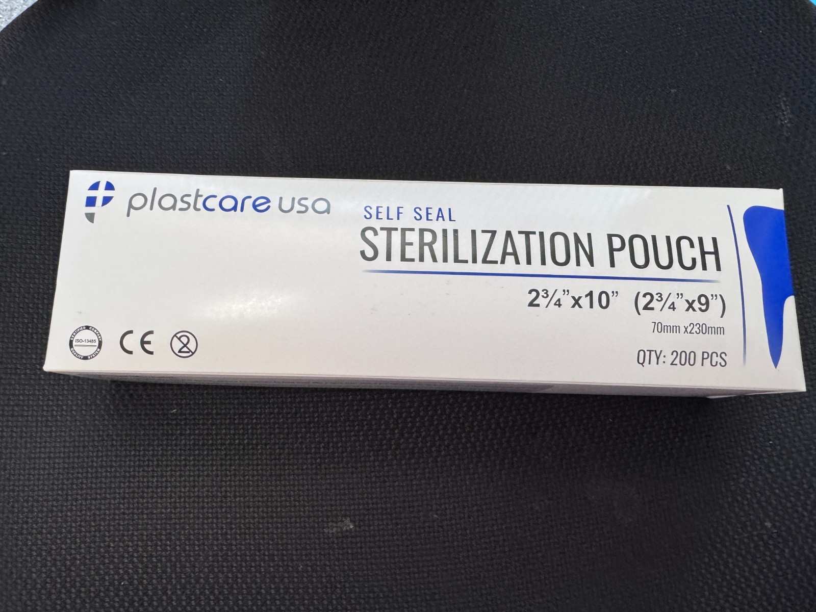 2.75″ x 10″ Self-Sealing Sterilization Pouches for Autoclave (1 box or 1 case)