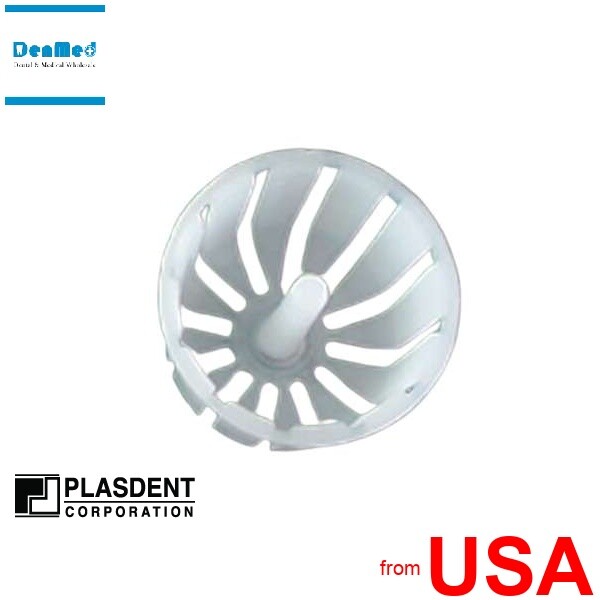 PLASDENT Cuspidor Strainers- # 8212-3(6500)- Color: CLEAR- ( 144Pcs/B 001-8212-3