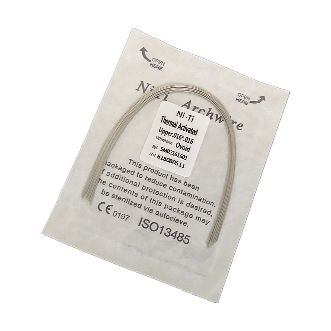 Dental Orthodontic Heat Thermal Activated Niti Rectangular Arch Wires