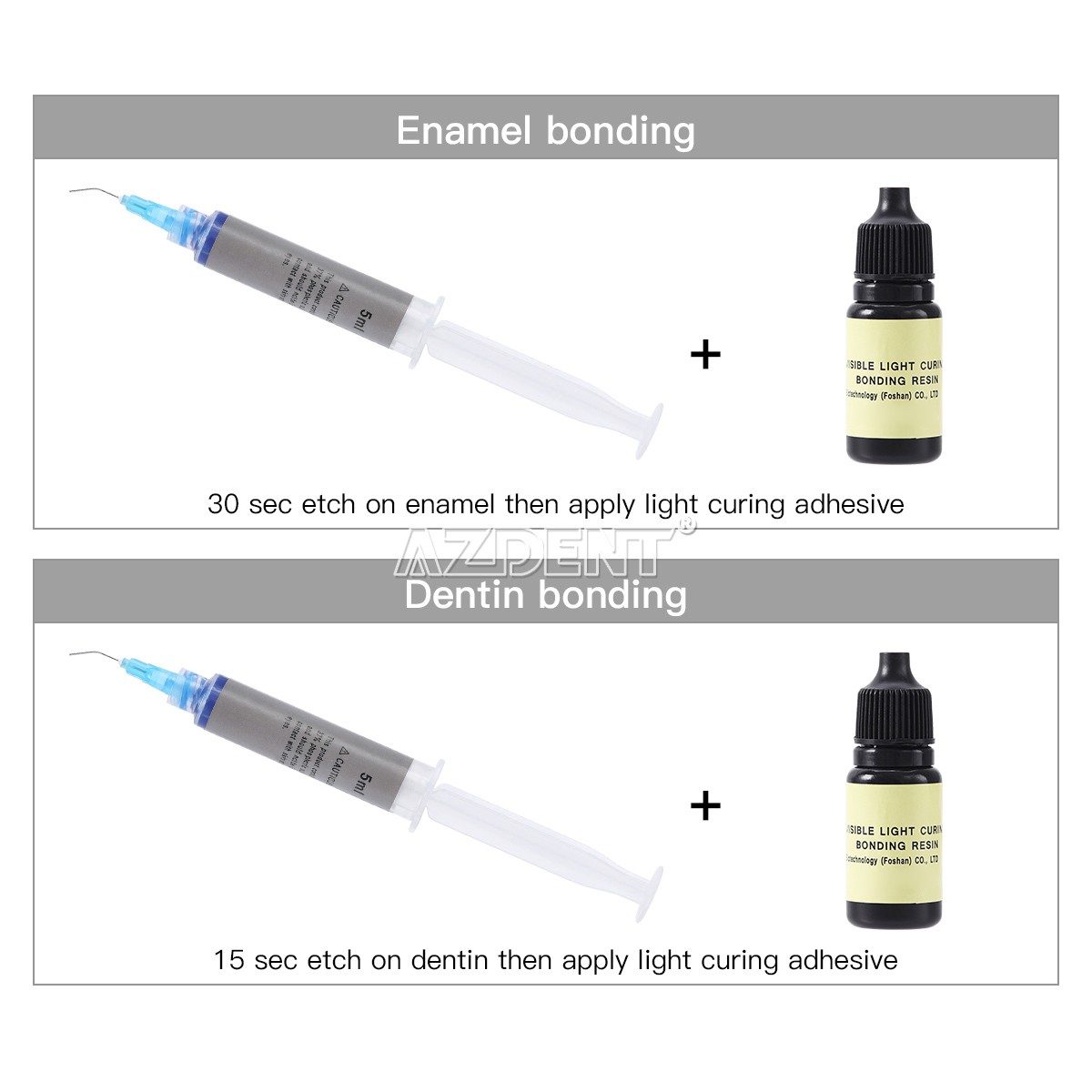 Dental Light Cure One Step Dentin Enamel Resin Bonding Adhesive Bonding Agent