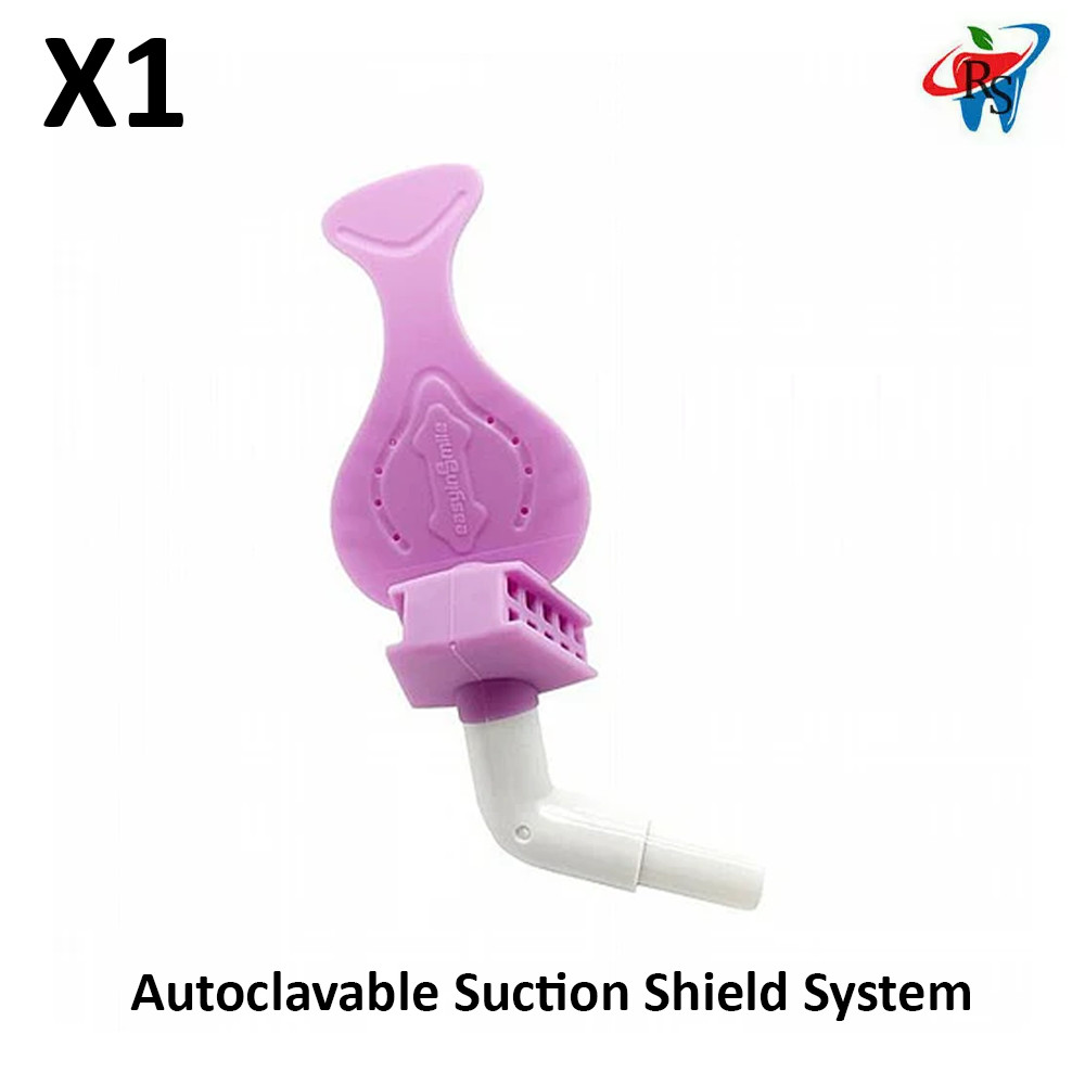 Dental Easyinsmile Isolation Adapter Silicone HVE Suction Shield System