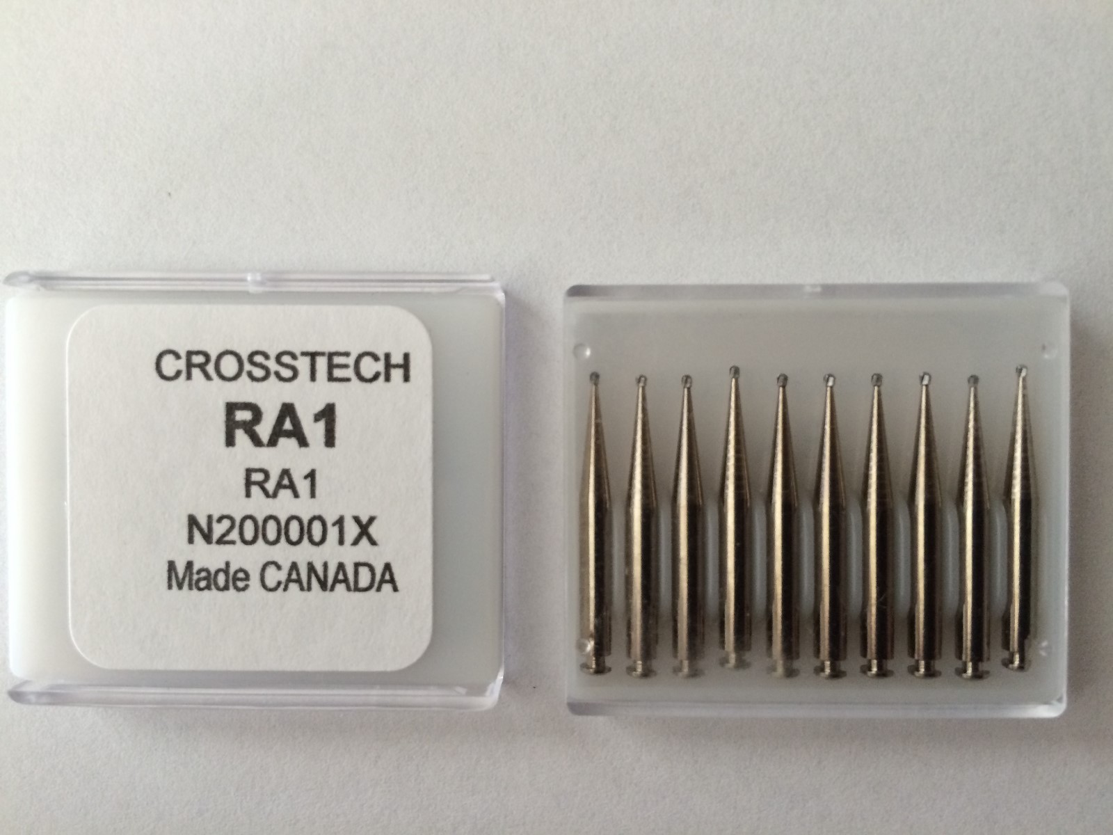RA1 Premium Carbide Round RA Latch Bur 6 Blades 10pk