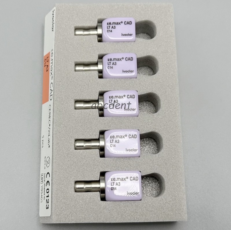 Dental Class Ceramic Blocks Cube Veneer LT HT A1 A2 A3 IPS C14 Emax CAD CEREC