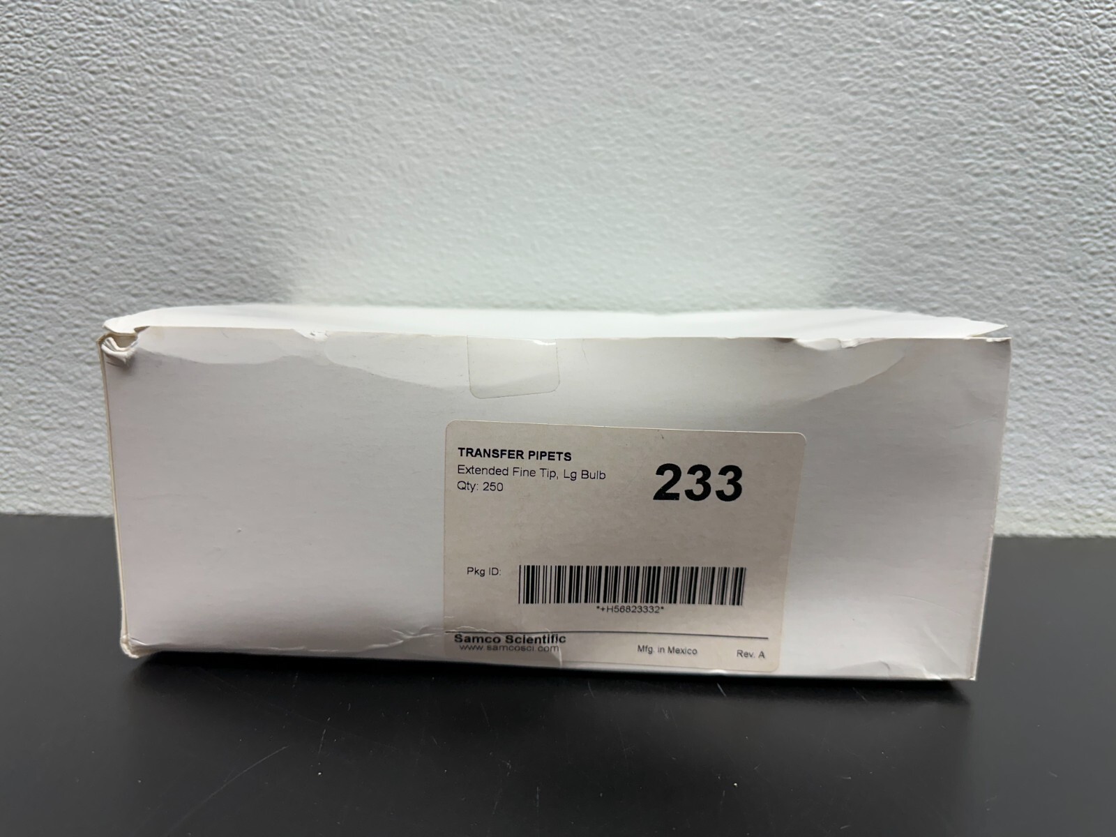 Samco Scientific Cat No 233 Transfer Pipette Extended Fine Tip 5.4 mL 3.1 mL