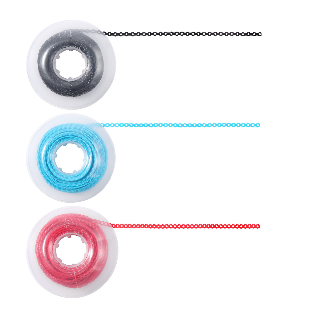 Dental Orthodontic Power Chains Braces Rubber Bands Elastic Short/Long/Closed