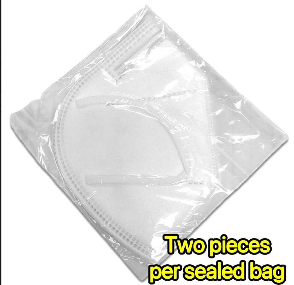 10/50 Pcs White KN95 Protective 5 Layer Face Mask BFE 95% BYD Disposable Masks