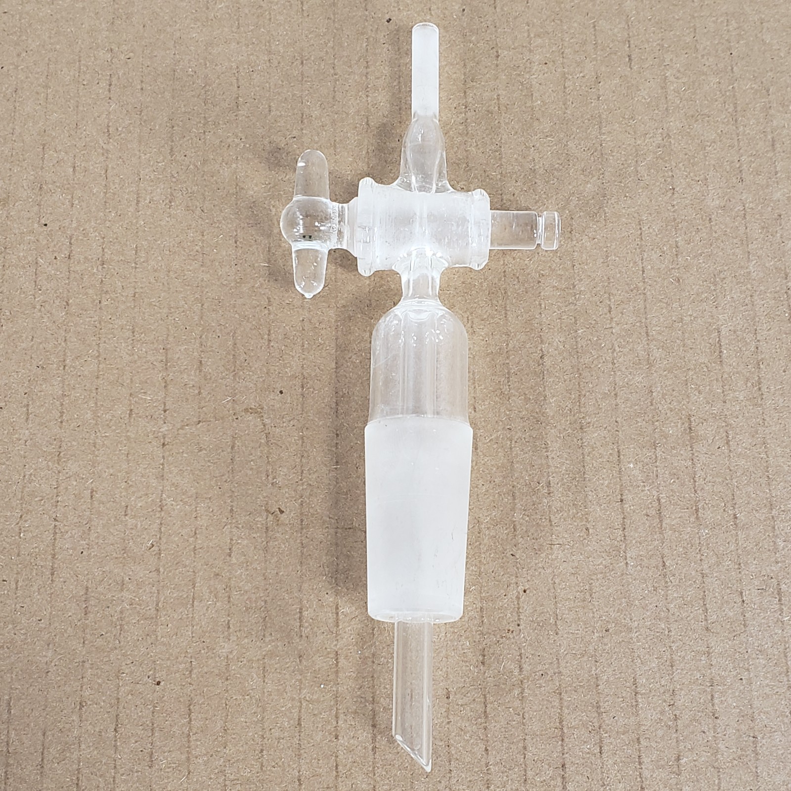 Unbranded Straight 24/40 Outer Joint To 1/4″ Straight Tube Gas Inlet Adapter