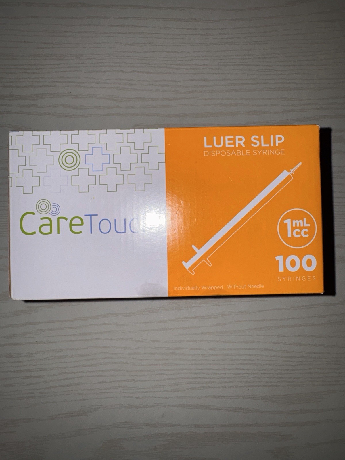 Expired Disposable Luer Slip Syringes, Lot 191116, For Training Purpose.