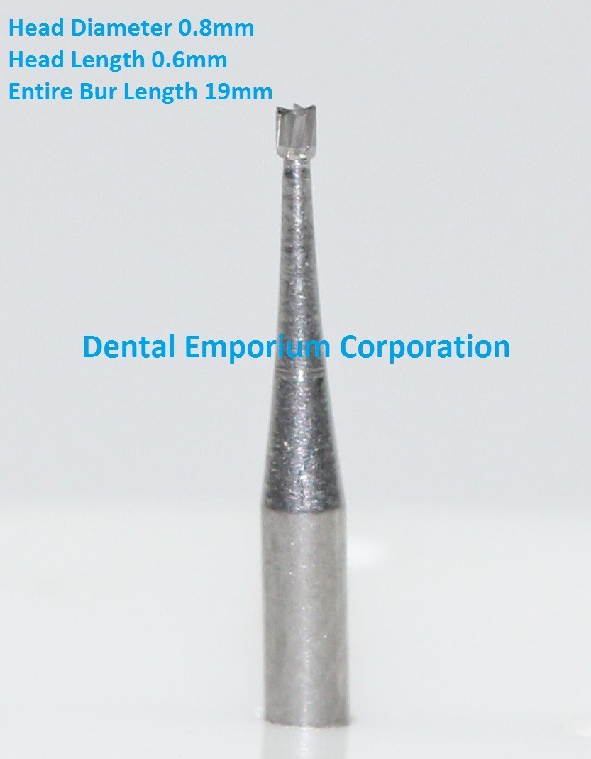 Dental Carbide Burs FG # 34 Inverted Cone for High Speed HP 10 per package