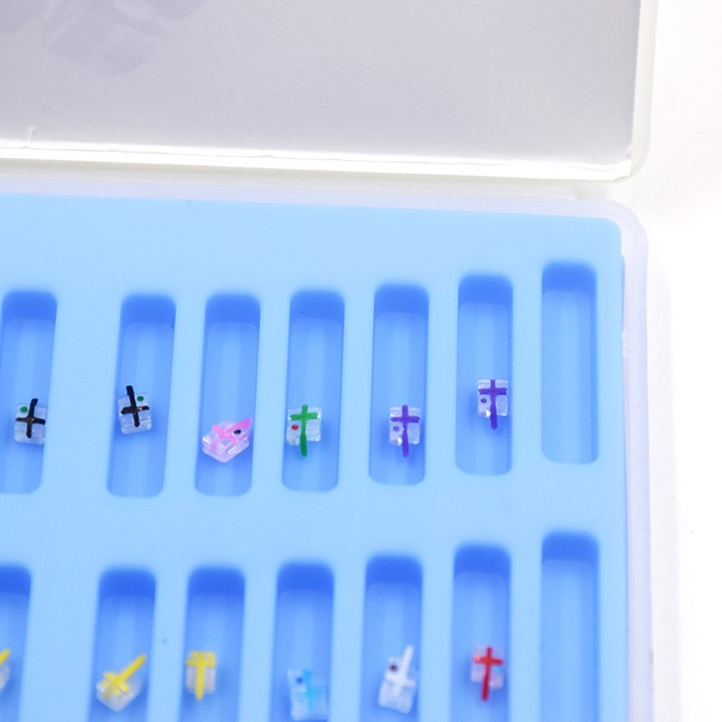 20Pcs Dental Orthodontic Ceramic Sapphire Bracket Monocrystalline Roth/MBT 022