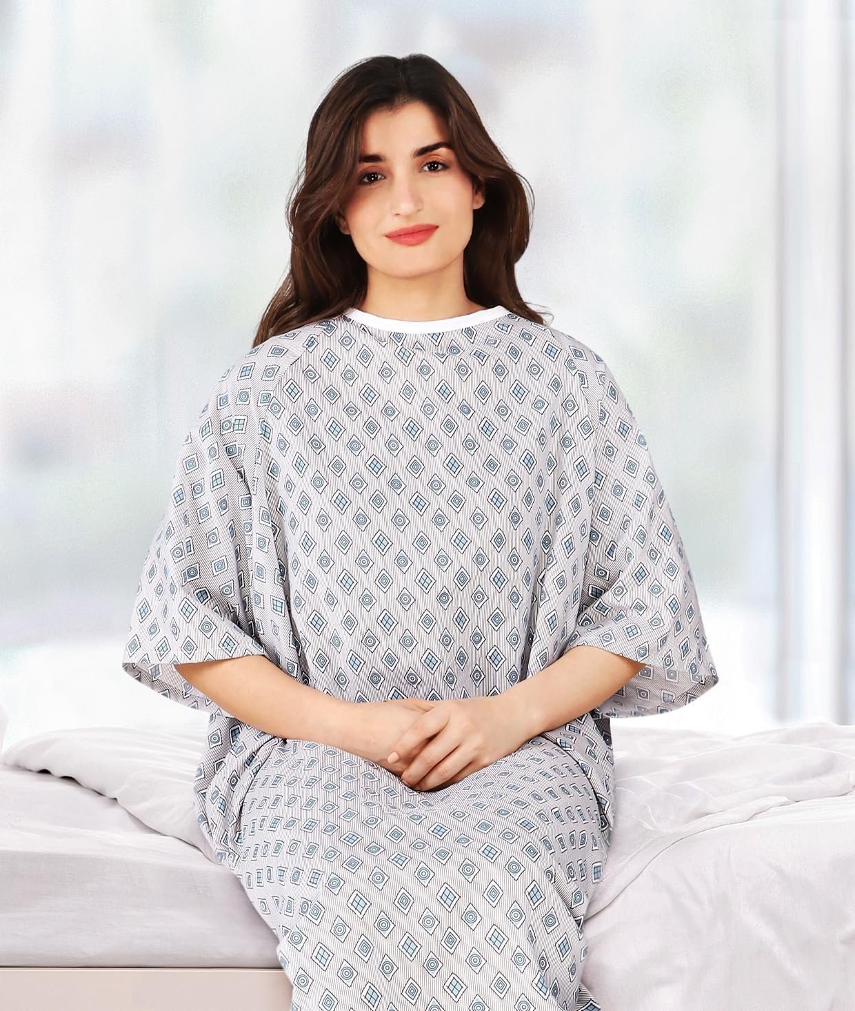 Utopia Care 2 Pack Unisex Hospital Gowns, Patient Gowns with Back Tie for Men…