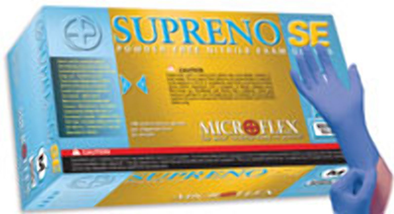 Supreno SE Nitrile Gloves: Non-Sterile, Powder-Free, Textured, Non-Chlorinated