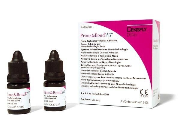 Dentsply Sirona 60667240 Prime & Bond NT Light Cure Refill Kit 4.5 mL 2/Pk