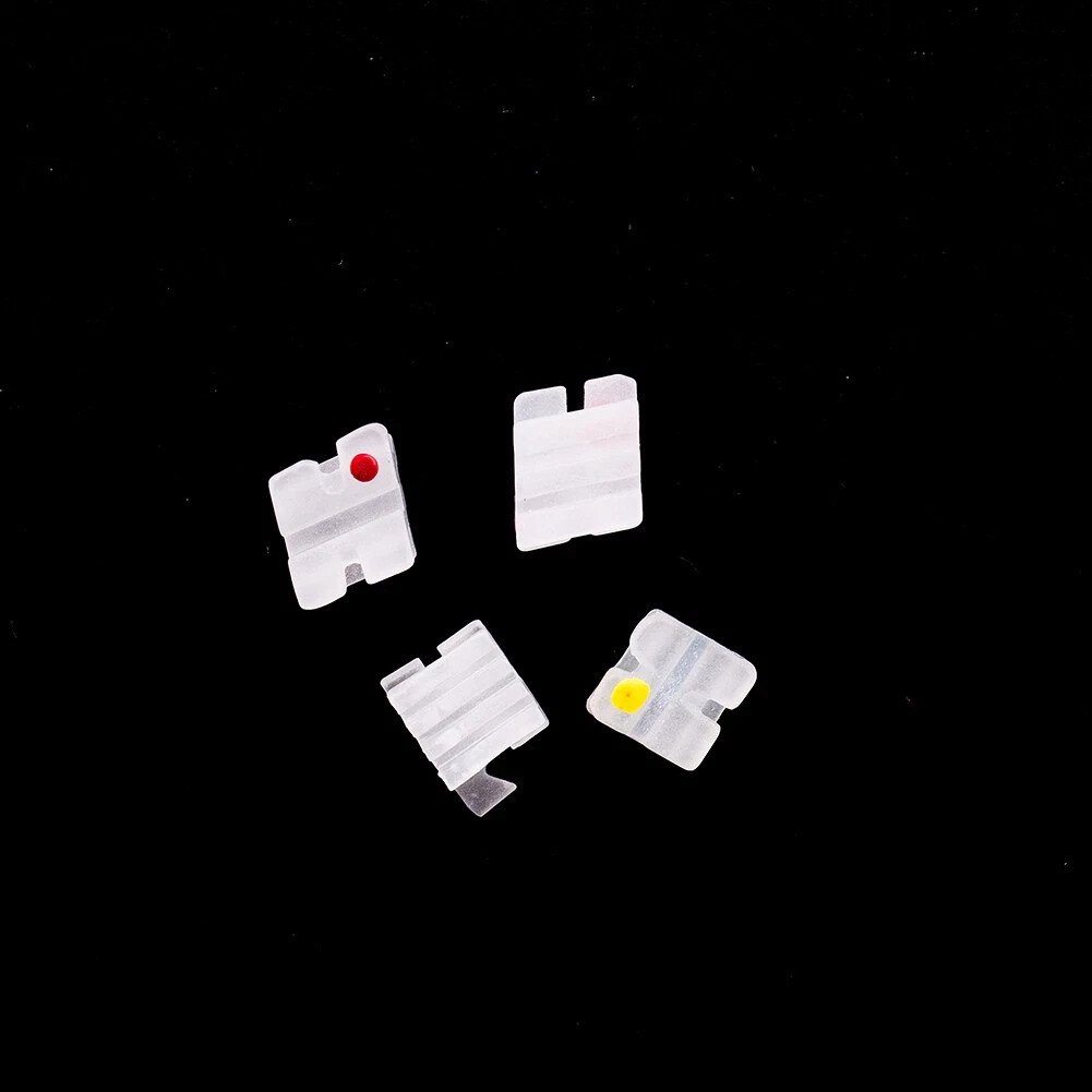20Pcs Dental Orthodontic Ceramic Sapphire Bracket Monocrystalline Roth/MBT 022
