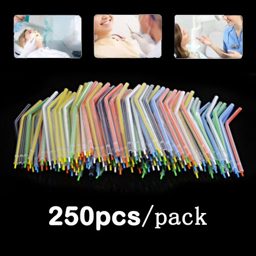 Dental 3-Way Air Water Syringe Disposable Spray Tips Nozzles Tubes Colorful US