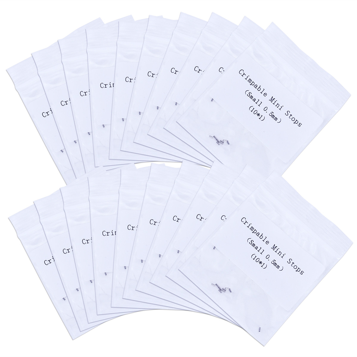 10pcs/Pack Orthodontic Dental Crimpable Hooks Crimpable Mini Stops 0.5mm & 0.8mm