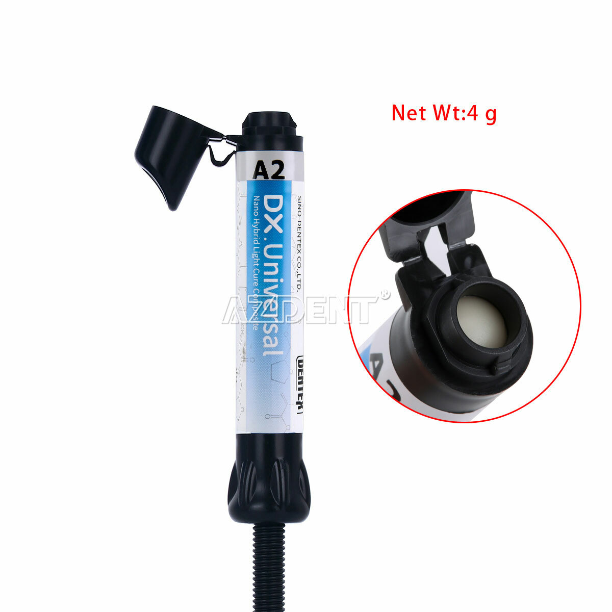 Dentex Dental Composite Light Cure Universal Resin /Acid Etching Gel 37%/Bonding