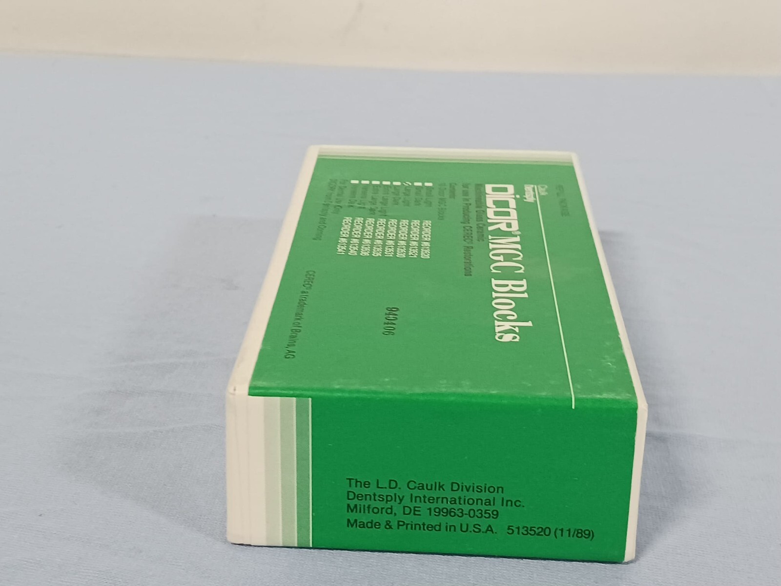 *LOT OF 10* Dentsply Dicor MGC Blocks Large Light Machineable Glass Ceramic I10L