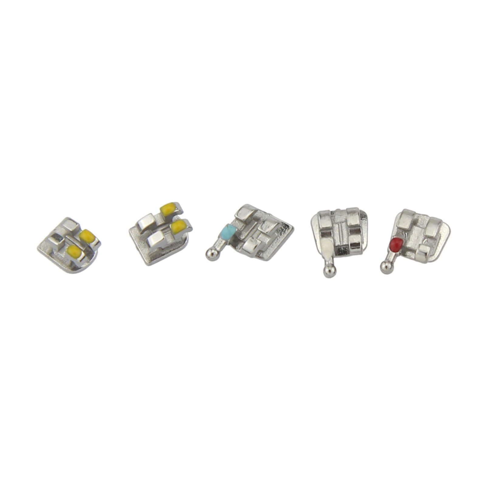 Dental Orthodontic Metal Bracket Braces MIM Roth Slot 022 345 Hooks 5-5 10 Kits
