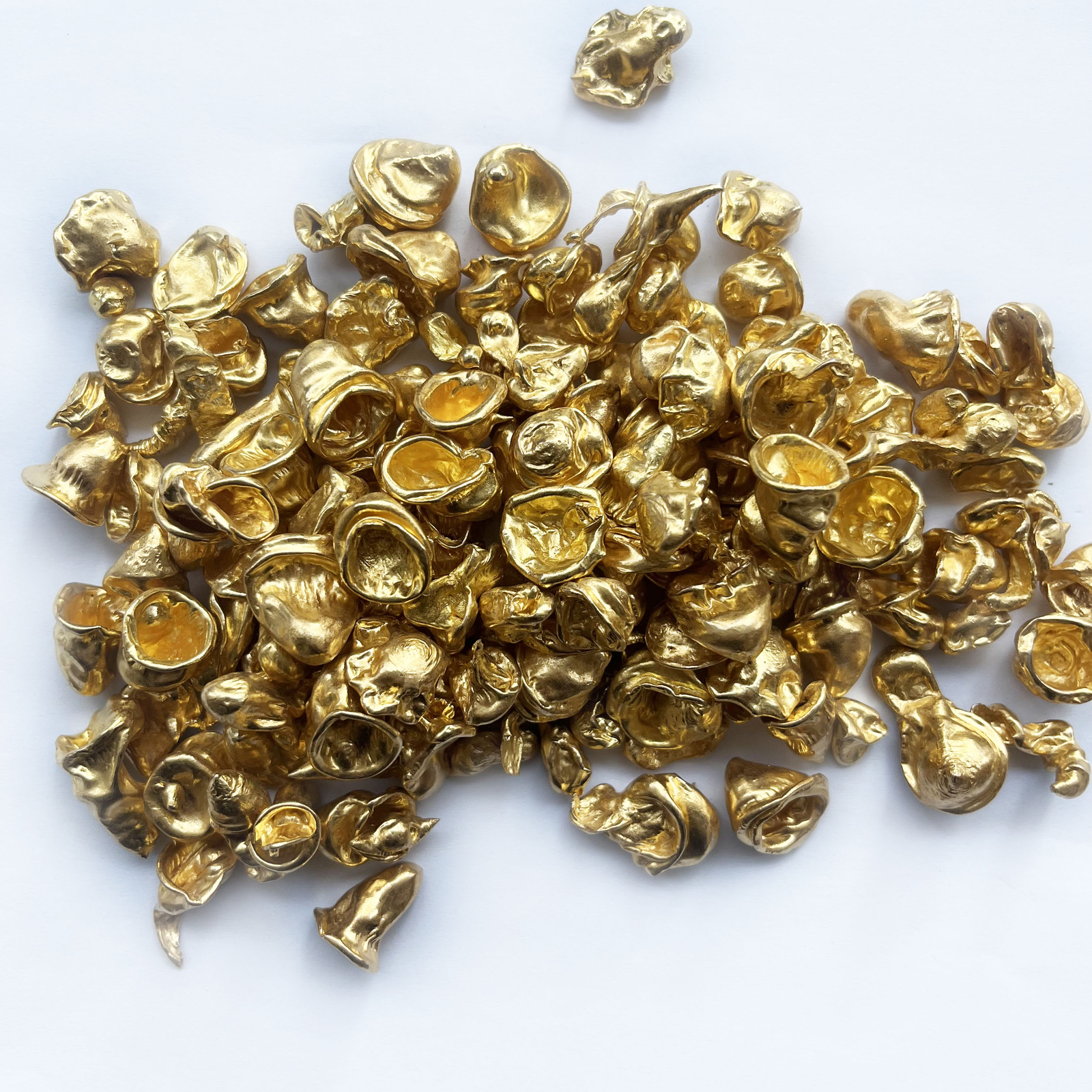 500G Dental Lab Non Precious Gold Metal Alloy For Casting Full Cast Crown