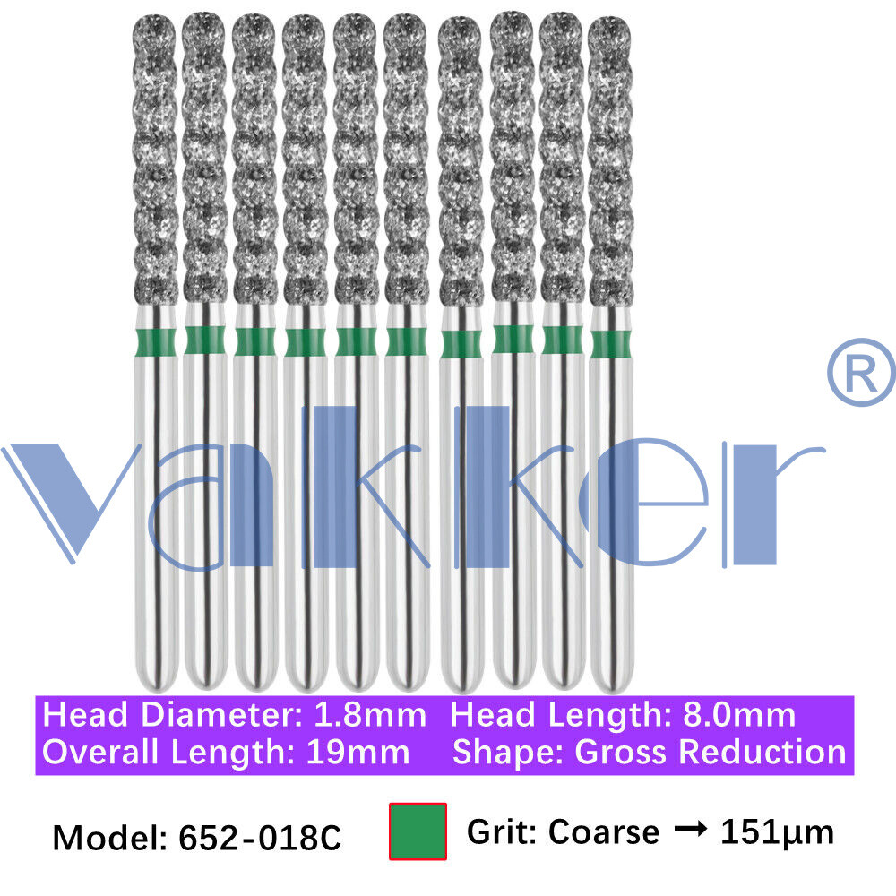 10 Burs Diamond Burs FG Interproximal Gross Reduction Super Fine Medium Coarse