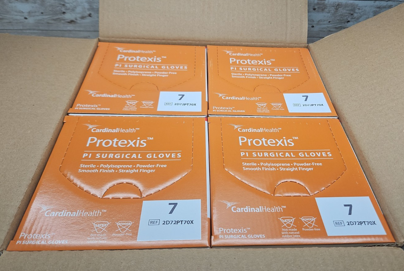Protexis PI Surgical Gloves Cardinal Health *1 CASE 200 Pair* Size 7 *Exp: 8-26*