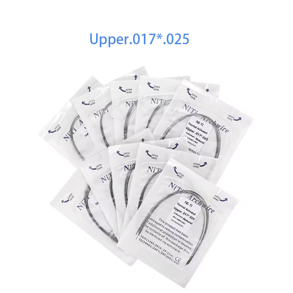 Dental Ortho Heat Thermal Activated Niti Rectangular Natural Form Arch Wire