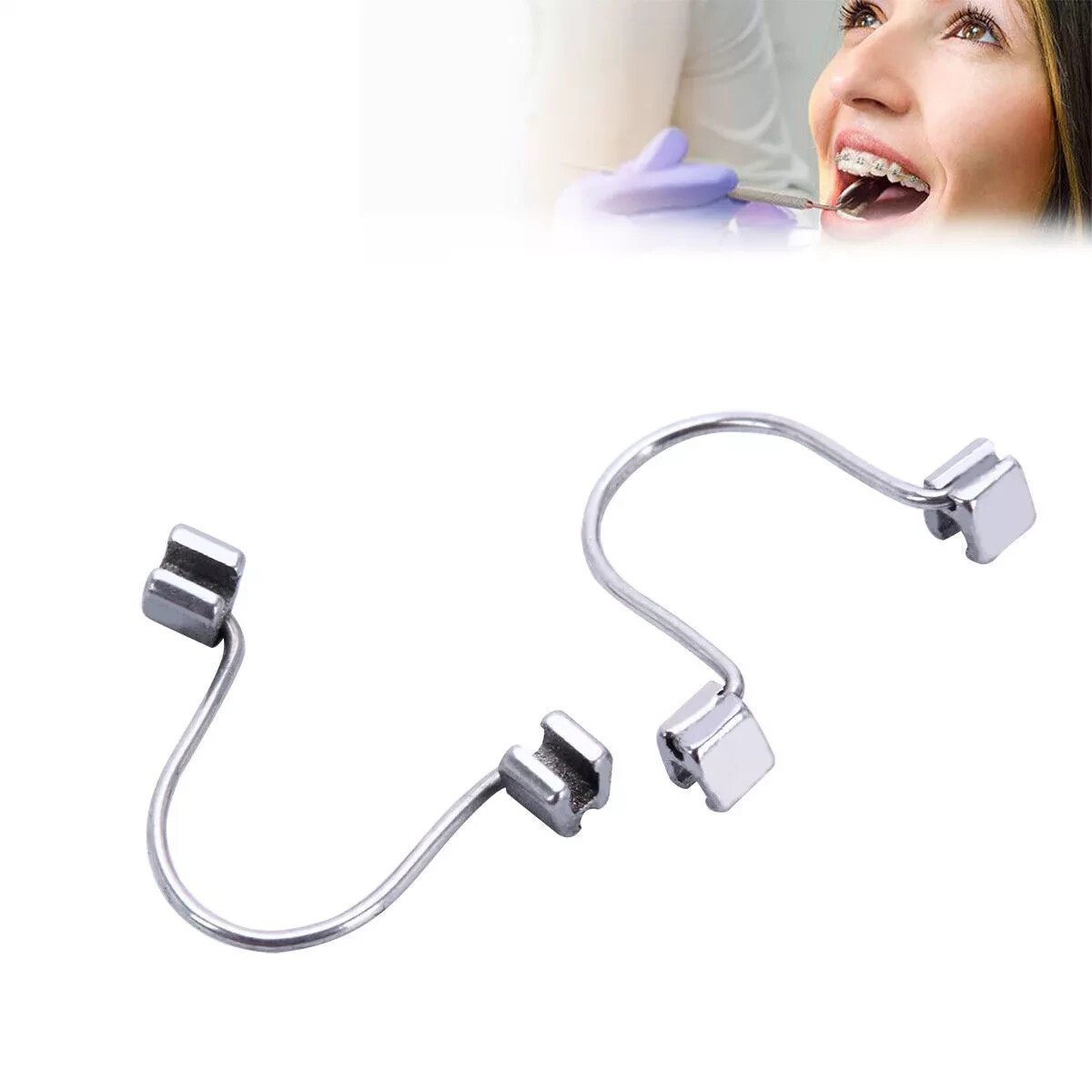 10Pcs/Bag Dental Orthodontic Anterior Univerisal Tooth Torque Rectangular Spring