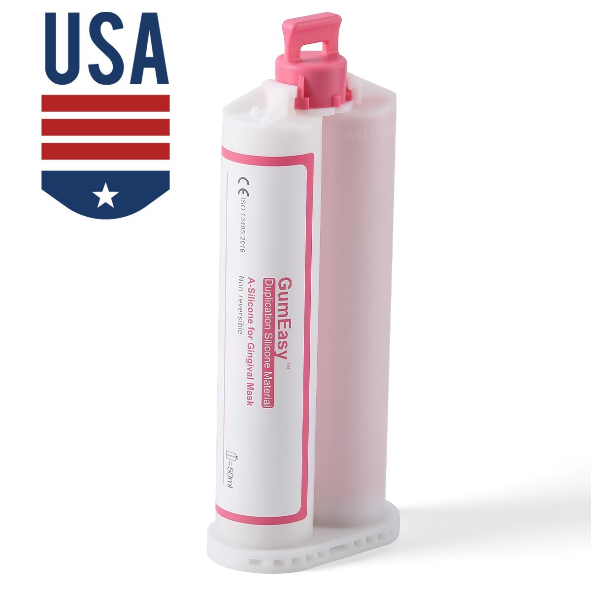 Dental Impression A-Silicone Pink for Gingival Mask Hard/Soft Regular/Soft High